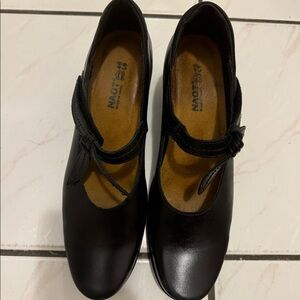 NAOT Pleasure Black Mary Jane bow shoes clog size 40 (US women’s 9)